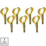 Strike King Rage Craw 4-Inch Fishing Lure, Soft Plastic Grub, Unique Design, Realistic Pincers, Slender Body, 4-Inches, 7-Pack