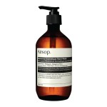 Aesop Reverence Aromatique Hand Wash | Woody, Earthy, Smoky | Gentle Exfoliating Cleanser For Renewed Skin | 500mL / 16.9 oz