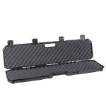 Condition 1 42 Economy Rifle Case w/Foam - Lockable, Weather Resistant, TSA Friendly, Lightweight Hard Gun Case for Scoped Firearms - Black, Made in USA, Model 210