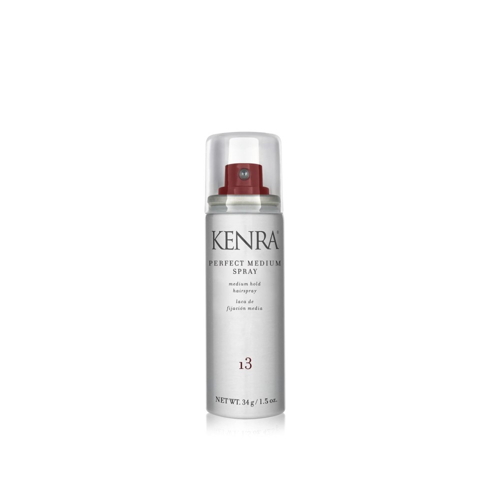 Kenra Professional Perfect Medium Spray 13 80% | Provides Styling Control Without Stiffness | Medium Hold | Fast-Drying Formulation | High Shine Finish | All Hair Types | Travel 1.5 oz