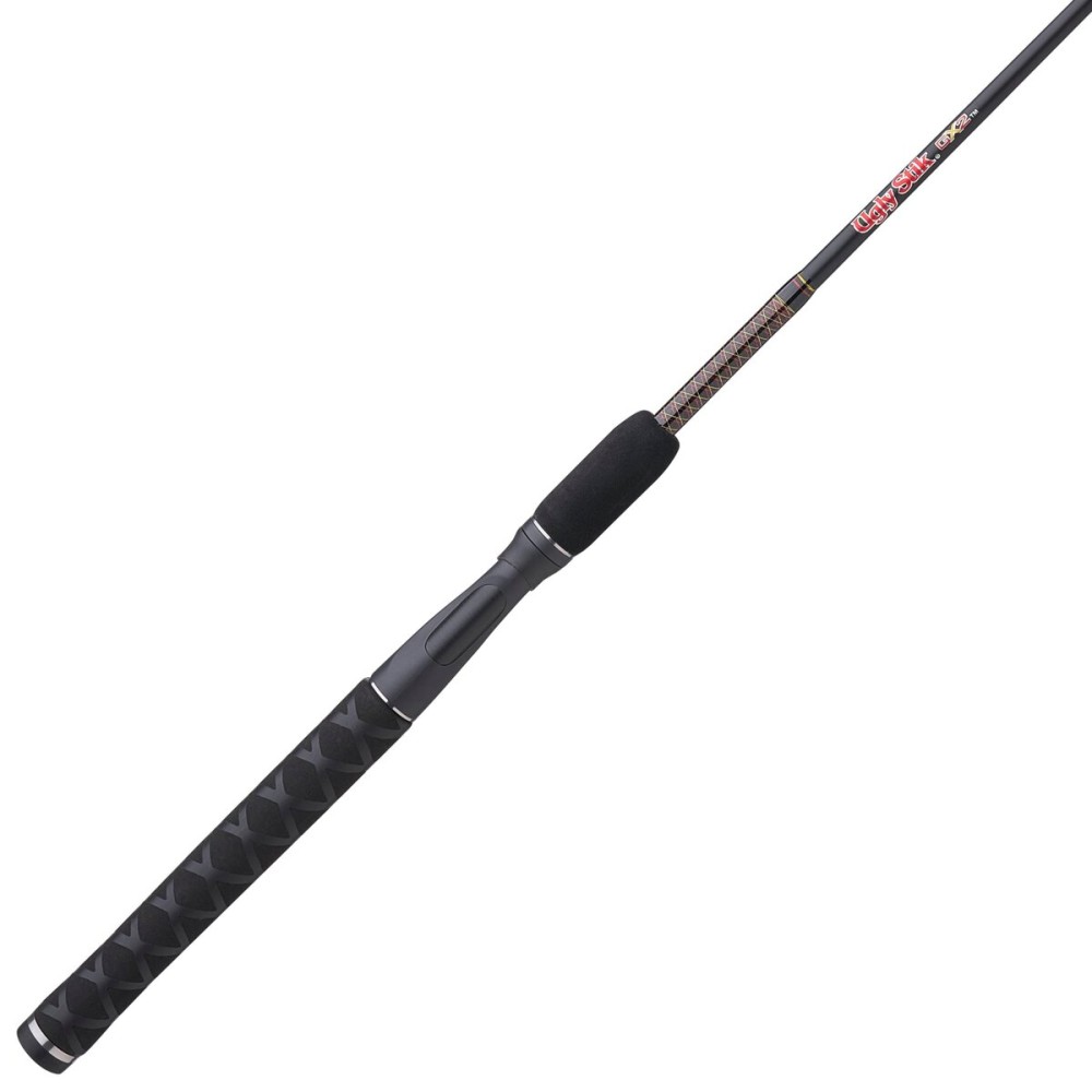 Ugly Stik 5 GX2 Spinning Rod, Three Piece Spinning Rod, 4-10lb Line Rating, Light Rod Power, Moderate Fast Action, 1/16-3/8 oz. Lure Rating