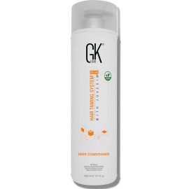 GK HAIR Global Keratin Deep Conditioner Masque (33.8 Fl Oz/1000ml) Intense Hydrating Repair Treatment Mask for Dry Damaged Color Treated Frizzy Hair Restoration Formula with JOJOBA Seed Oils