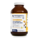 Metagenics OmegaGenics Fish Oil EPA-DHA 720 mg - High Potency Omega-3 Supplement* - Supports Heart, Joint, Brain & Immune Health* - Sustainably Sourced, Purity-Tested Fish Oil - 240 Softgels