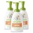 BabyGanics Baby Shampoo + Body Wash Pump Bottle, Orange Blossom, Tear-Free, 16 Fl Oz (Pack of 3), Packaging May Vary