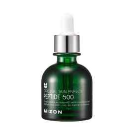 MIZON Peptide 500 Ampoule Peptides Adenosine Hyaluronic Acid Centella Asiatica Skin Elasticity Moisturizing Collagen Booster Korean Serum (1.01 fl. oz)