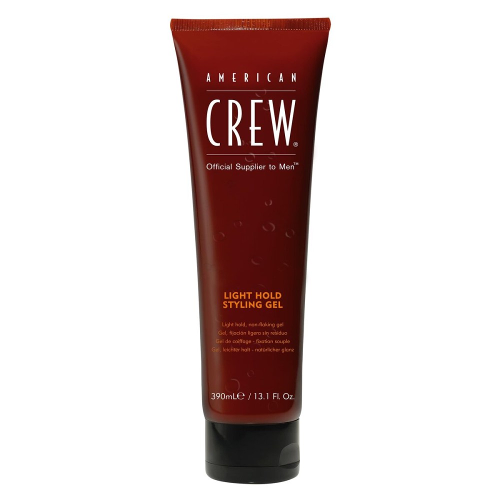 American Crew Men\'s Hair Gel, Light Hold Styling Product Gift for Him, 13.1 fl oz