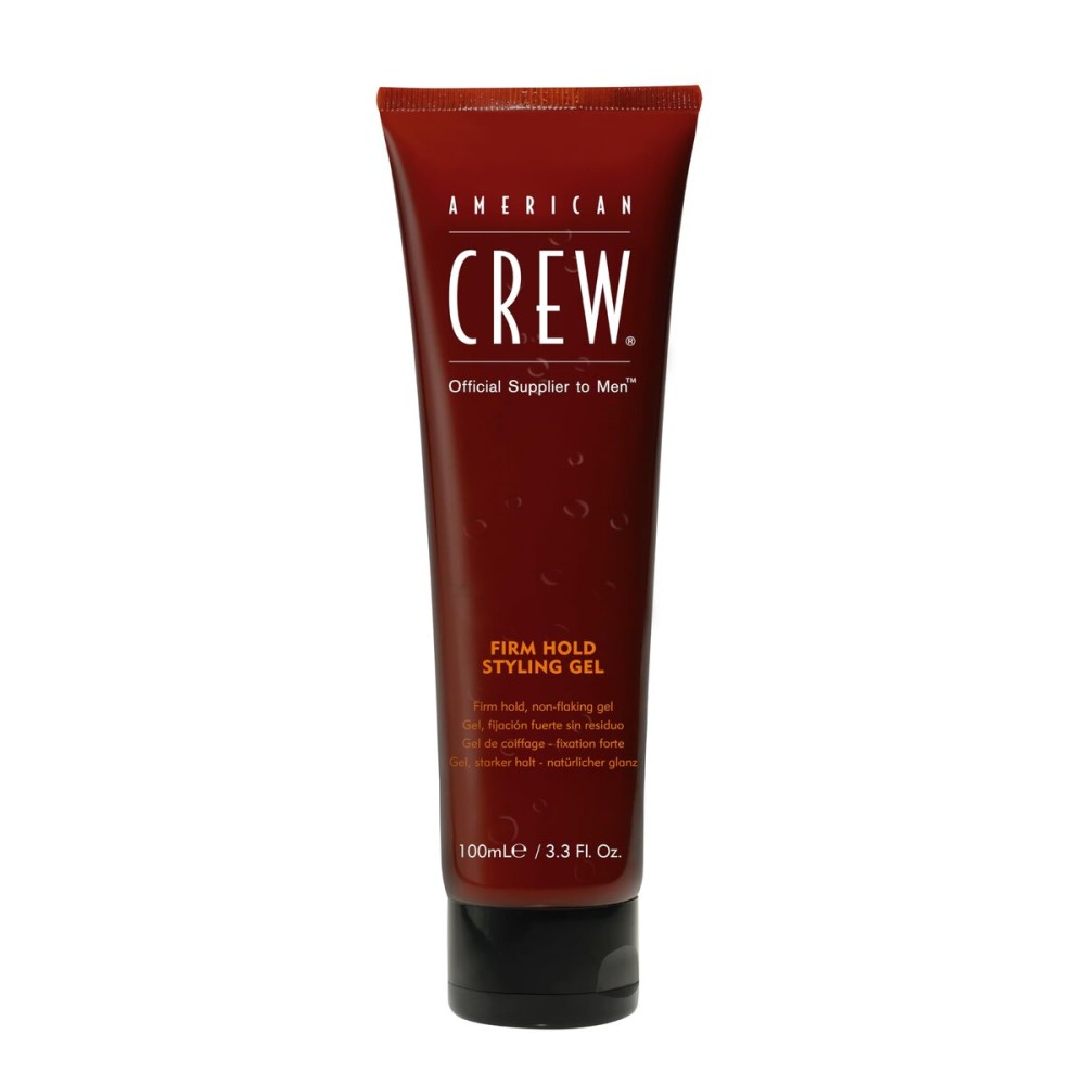 American Crew Men\'s Hair Styling Gel, Firm Hold, Non-Flaking, Stocking Stuffer for Him, 3.3 fl oz