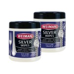 Weiman Jewelry Polish Cleaner, Tarnish Remover Wipes - 40 Count - Use on Silver Jewelry Antique Silver Gold Brass Copper and Aluminum