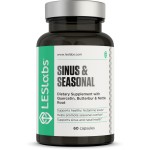 LES Labs Sinus & Seasonal - Sinus Relief, Nasal Health, Balanced Histamine Response, Clear Lungs & Respiratory Health - Butterbur, Quercetin, Nettle Root & Bromelain - Non-GMO Supplement - 60 Capsules