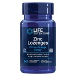Life Extension Zinc Lozenges - Citrus-Orange Flavor - for Healthy Protein Synthesis & Immune Health - Inflammation Management Supplement - Gluten-Free, Non-GMO - 60 Vegetarian Lozenges