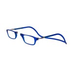 Clic Magnetic Reading Glasses for Men or Women, Computer Readers, Original (Blue, 2.00 Magnification)