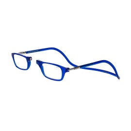 Clic Magnetic Reading Glasses for Men or Women, Computer Readers, Original (Blue, 2.00 Magnification)