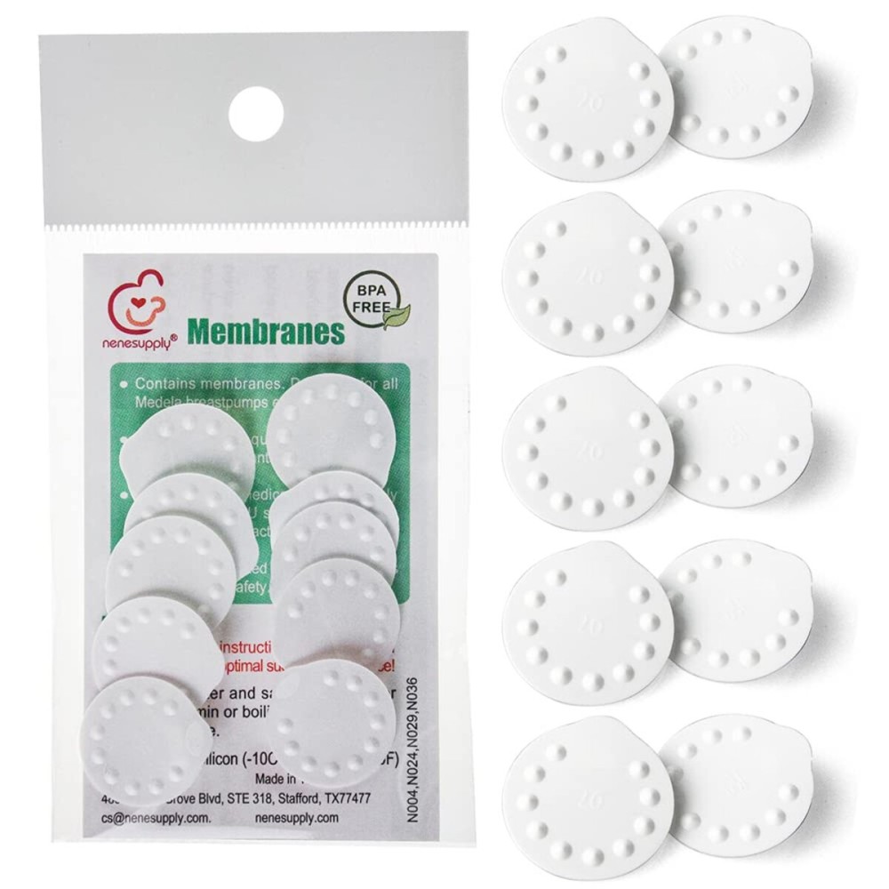 Nenesupply10 pc Membranes Compatible with Medela Valve and Nenesupply Valve. Not Original Medela Membrane. Compatible with Pump in Style Swing Symphony Harmony Breast Pump