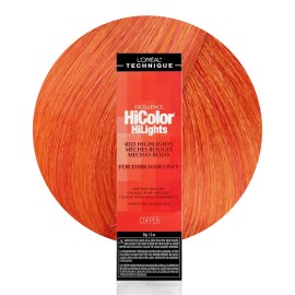 L\'OREAL TECHNIQUE HiColor Blonde HiLights Permanent Hair Color For Dark Hair - Intense Blonde Highlights, No Pre-Lightening Required, No-Drip Crme and Color Resists Fading, Copper