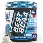 BPI Sports Best BCAA Powder - Muscle Recovery Support - Branched Chain Amino Acids | Building Blocks of Protein and Muscle - Post Workout Recovery - Hydration - Blue Raspberry, 30 Servings