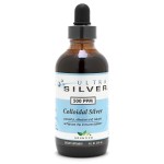 Ultra Silver Colloidal Silver | 500 PPM, 4 Oz (118mL) | Mineral Liquid Supplement | True Colloidal Silver - with Dropper