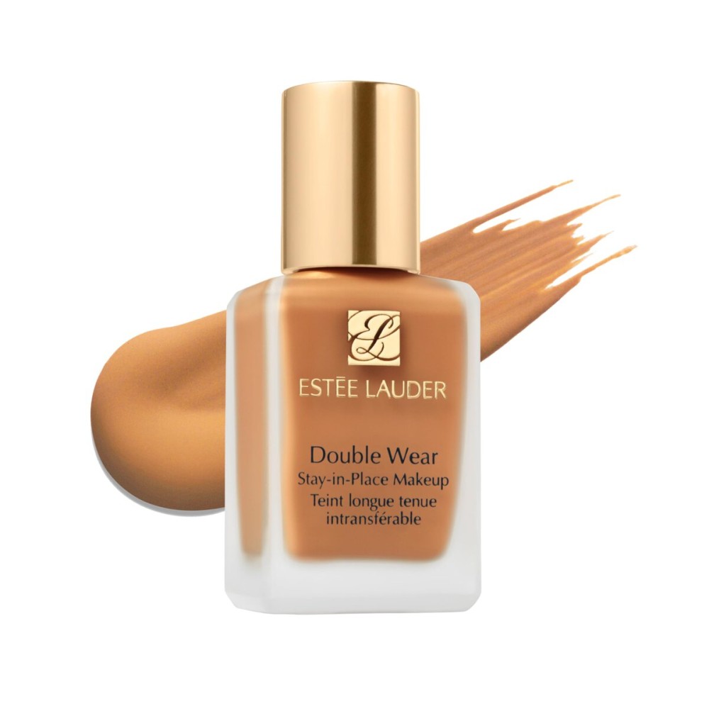 Este Lauder Double Wear Stay-in-Place 24-Hour Long-Wear Matte Foundation Makeup, 1 Fl Oz, 3W2 Cashew