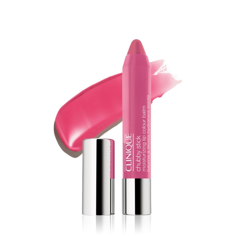Clinique Chubby Stick Tinted Lip Colour Balm | Moisturizing + Hydrating, Woppin\' Watermelon, 1 Count