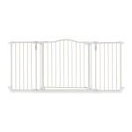 Toddleroo by North States - Deluxe Dcor Safety Gate: Extra Wide Baby Gate - Adjustable 38.3 to 72 Inches Wide - 30 Inches Tall - Taupe