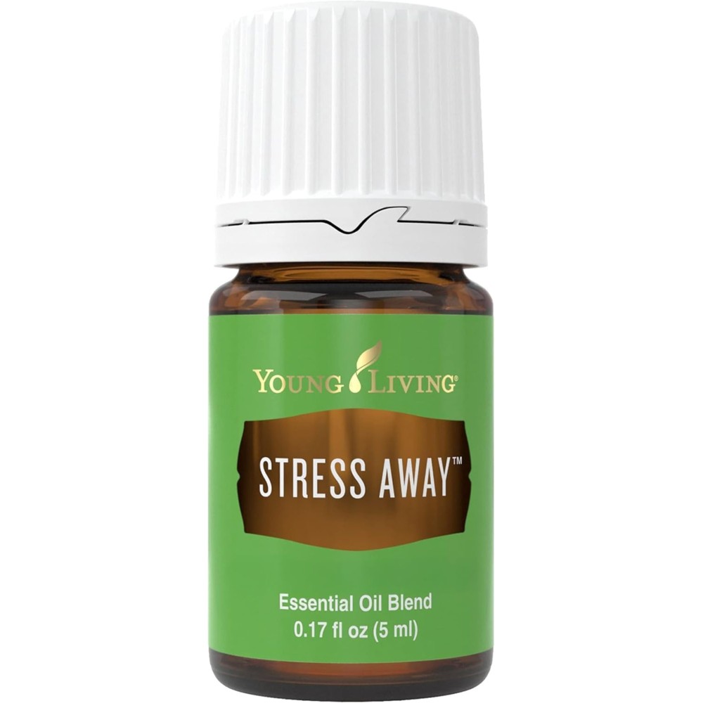 Young Living Stress Away Essential Oil Blend - 100% Pure, Vanilla-Lime Aroma, Diffuser & Topical Use, 5ml
