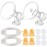 Maymom Breast Pump Kit Compatible With Medela Pump in Style Advanced Breast Pumps PISA; X-Large Breastshield (one-piece, 30 mm), 4 Valve, 6 Membrane, & 2 PumpinStyle Tubing; Replace Medela Valve, Tube