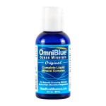 OmniBlue Ocean Minerals - 70+ Trace Minerals & Liquid Magnesium - Potassium, Chloride- Low Sodium - Natural Support for Sleep, Digestion, Regularity, Hydration & Electrolyte Balance (2 oz)