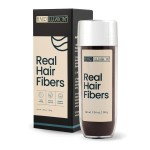 HAIR ILLUSION - 100% Natural Human Hair Fibers *Not Synthetic* For Men & Women, Premium Hair Building Formulation, Large 38g Bottle (brown)