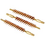 Tipton Best Gun Bore Brush .45 Cal 3-Pack Bronze Bristles for Removing Fouling and Residue in Barrel