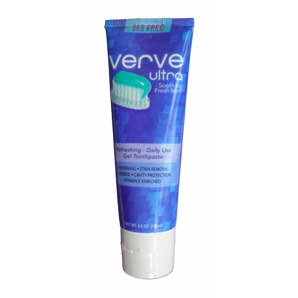 Verve Ultra SLS-Free Toothpaste with Fluoride, 4.5 oz.