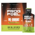 Frog Fuel Ultra Energy Gel & Energized Pre Workout Shot with 120mg Caffeine, 1500mg Beta Alanine, Electrolytes 8g Protein Nano-Hydrolyzed Grass Fed Collagen, 10g Carbs, Berry, 1.2 oz Packets, 24 Pack