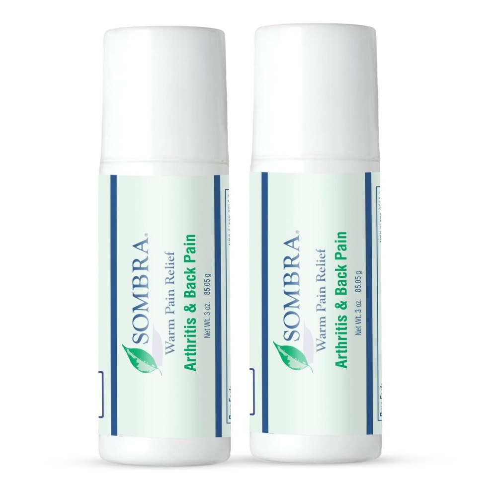 Sombra Warm Pain Relief Gel, Warm Relief for Arthritis and Chronic Pain Pre-Workout Muscle Rub Vegan Formula Free of Artificial Fragrances, Dyes, NSAIDs, Wax, Petrv