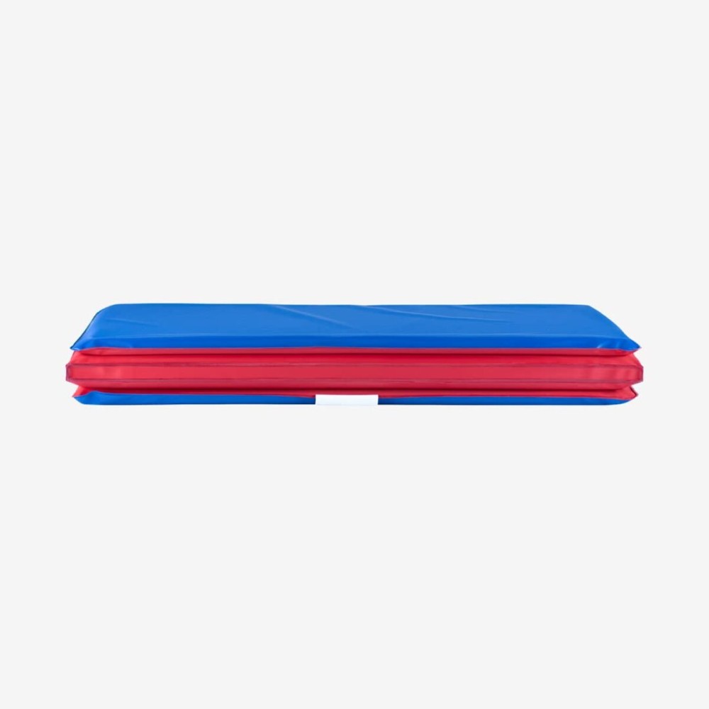 KinderMat, 5/8 Thick, 4-Section Rest Mat, 45 x 19 x 5/8, Red/Blue, Great for School, Daycare, Travel, and Home, Made in The USA
