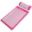 ProsourceFit Acupressure Mat and Pillow Set for Back/Neck Pain Relief and Muscle Relaxation, Pink