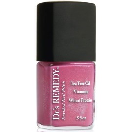 Drs Remedy Enriched Nail Polish: Non Toxic, All Natural, and Organic - Doctor Formulated: Strengthens, Restores, Heals, and Protects \'24-Free\' - PLAYFUL Pink