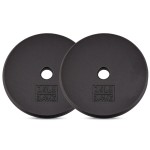 Yes4All 1-inch Cast Iron Weight Plates for Dumbbells - Standard Weight Disc Plates, 7.5 Pound (Pack of 2)