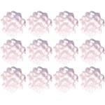 The Gift Wrap Company 12 Count Decorative Pearlized Gift Bows, Large, White
