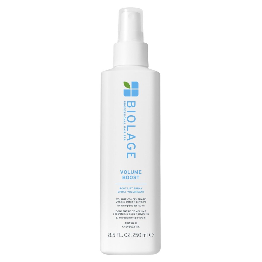Biolage Volume Boost Volumizing Spray - Adds Bounce, Movement & Fullness, Root Lift Spray for Fine Hair, Soy Protein & Polymers, Paraben-Free & Vegan, 8.4 Fl Oz