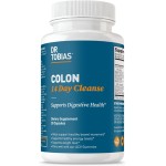 Dr. Tobias Colon 14 Day Cleanse, Advanced Gut Cleanse Detox for Women & Men with Cascara Sagrada, Psyllium Husk, Senna Leaf & Probiotics, Non-GMO Colon Cleanse, 1 Bottle of 28 Capsules (1-2 Daily)