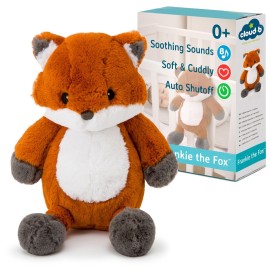 Cloud b Sound Machine with White Noise Soothing Sounds | Cuddly Stuffed Animal | Adjustable Settings and Auto-Shutoff | Frankie The Fox