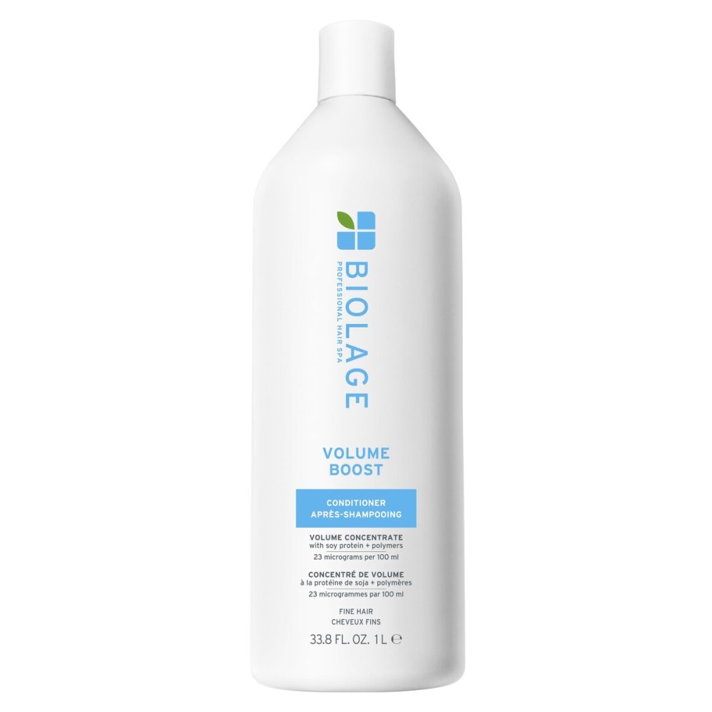 Biolage Volume Boost Conditioner - Weightless Moisture, Shine & Volume, Detangles Fine Hair, Soy Protein & Polymers, Vegan & Paraben-Free, 33.8 Fl Oz