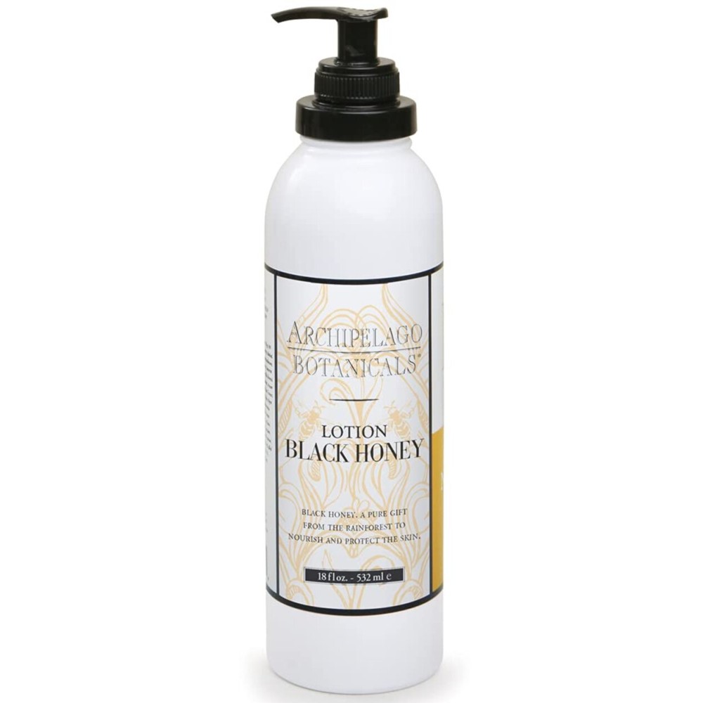 Archipelago Botanicals Black Honey Lotion, Hydrating Body Lotion for Dry Skin, Nourished and Healthy Skin Care, Paraben-Free, Phthalate-Free, 18oz