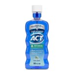 ACT Restoring Fluoride Mouthwash 18 fl. oz. Strengthens Tooth Enamel, Cool Mint