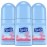 Suave Roll-On Deodorant for Women, Powder Fresh Scent, 3-Pack - Antiperspirant Deodorant with 24H Sweat & Odor Protection, 2.7 Oz Ea