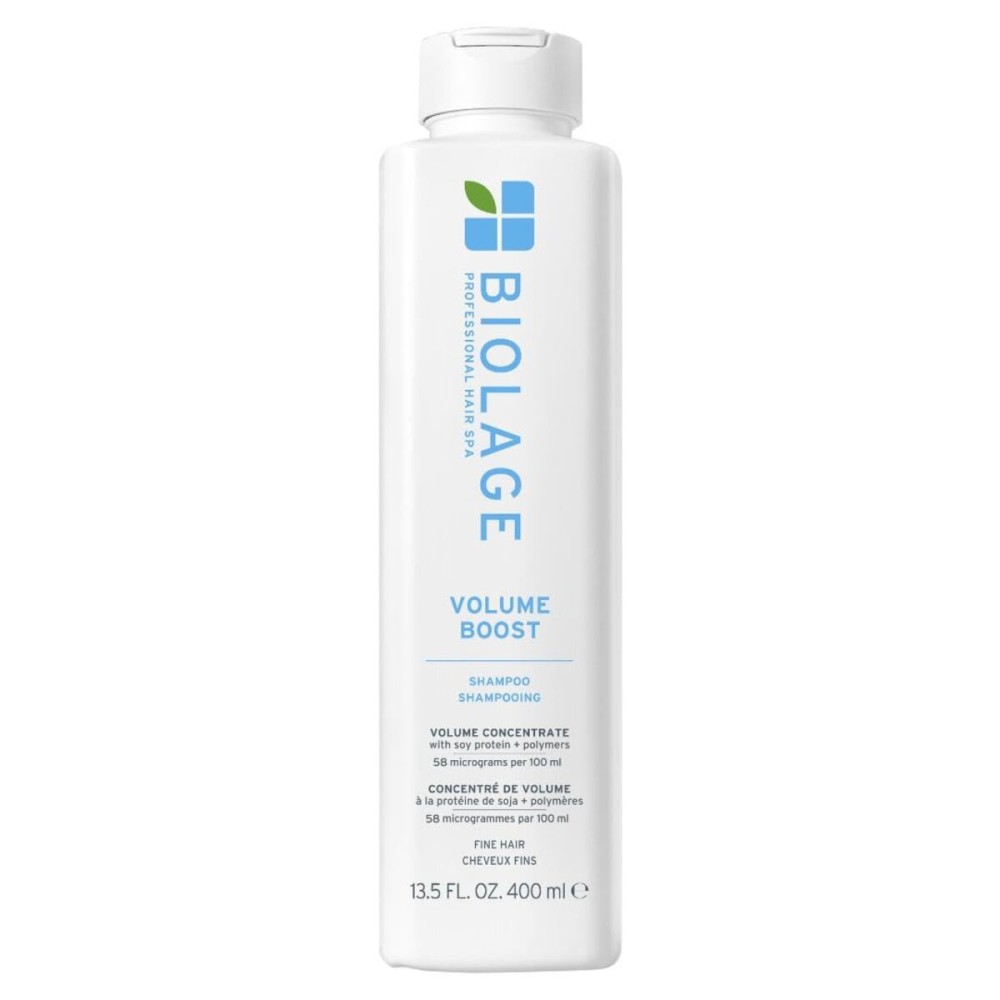 Biolage Volume Boost Shampoo - Long-Lasting Volume, Gently Cleanses, Adds Lightweight Shine To Fine Hair, Soy Protein & Polymers, Vegan, Paraben-Free, 13.5 Fl Oz