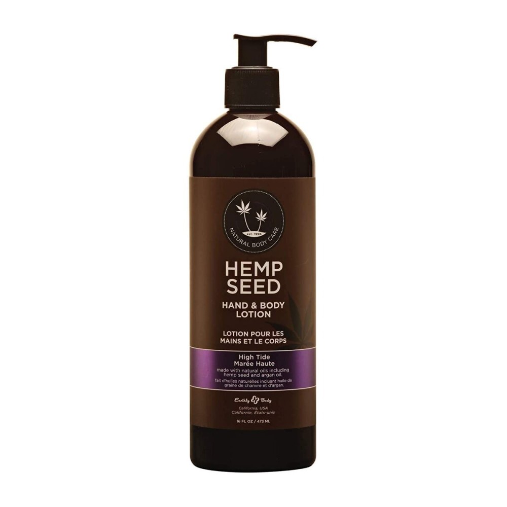 Hemp Seed Hand & Body Lotion, High Tide Scent - 16 oz. - Soothe Dry Skin - Argan Oil, Hemp Seed Oil - Light, Non-Greasy Formula - Vegan & Cruelty Free