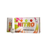 Long Distance Peak Performance Golf Balls (15PK) All Levels-Nitro White Out 70 Compression High Velocity White Hot Core Long Distance Golf Balls USGA Approved-Total of 15-Multi-color