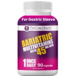 ProCare Health Bariatric Multivitamin 45mg Iron - Once Daily Capsule for Gastric Bypass, Sleeve & Post-Op Support - 90 Easy-to-Swallow Capsules, 3-Month Supply, No Artificial Colors, Gluten-Free