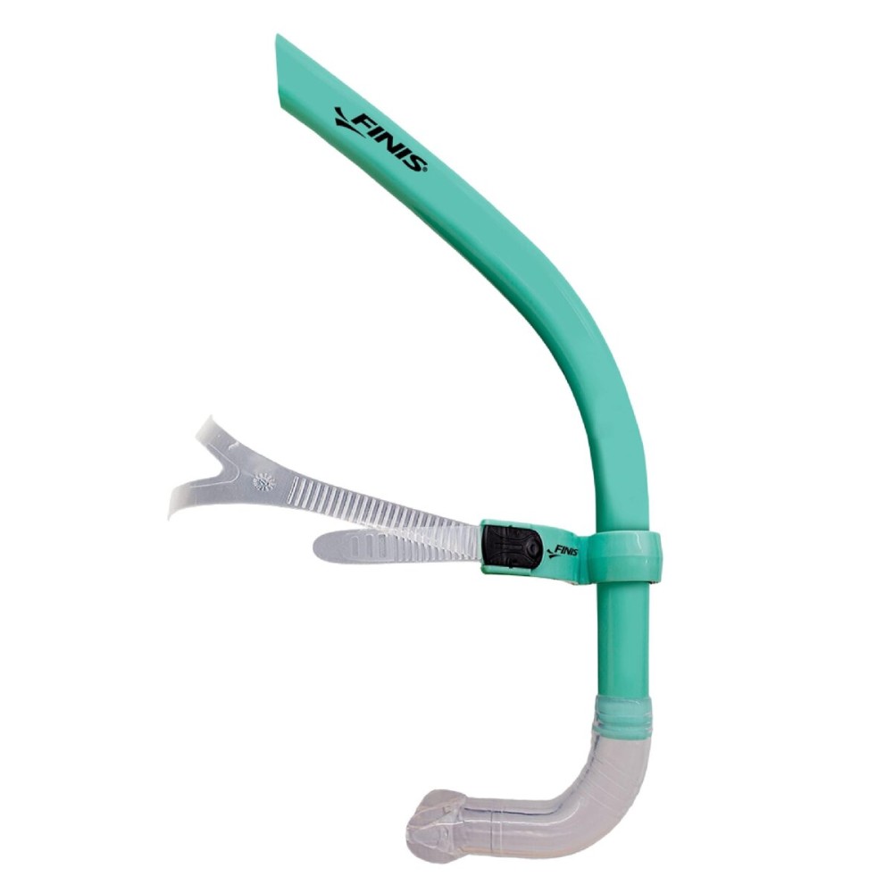 FINIS Glide Center-Mount Swim Snorkel for Adults - Adjustable Fit - Technique & Endurance Training - Mint Green