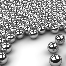 BC Precision 1/4 6.35mm Slingshot Ammo Balls, 3,000 Qty, Grade A Steel Balls, Easy Grip, Smooth Pull Back, Accurate Flight, Slingshot Hunting