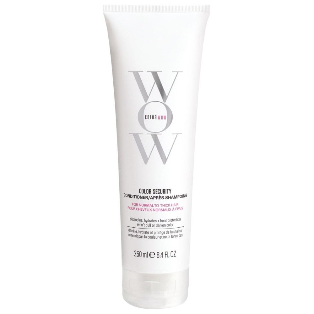 COLOR WOW Color Security Conditioner for Normal to Thick Hair - Rich hydration for thick, coarse, curly hair | Detangles, nourishes + adds shine with Avocado Oil| Color safe | Heat protection